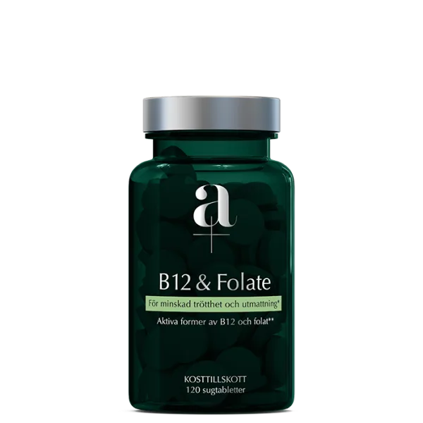 Alpha Plus B12-vitamin & Folat 120 sugtabletter