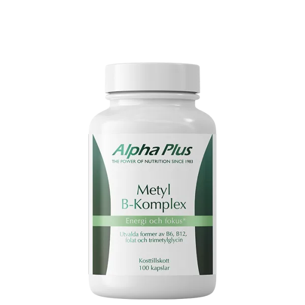 Alpha Plus Metyl B-Vitamin Komplex, 100 kaps