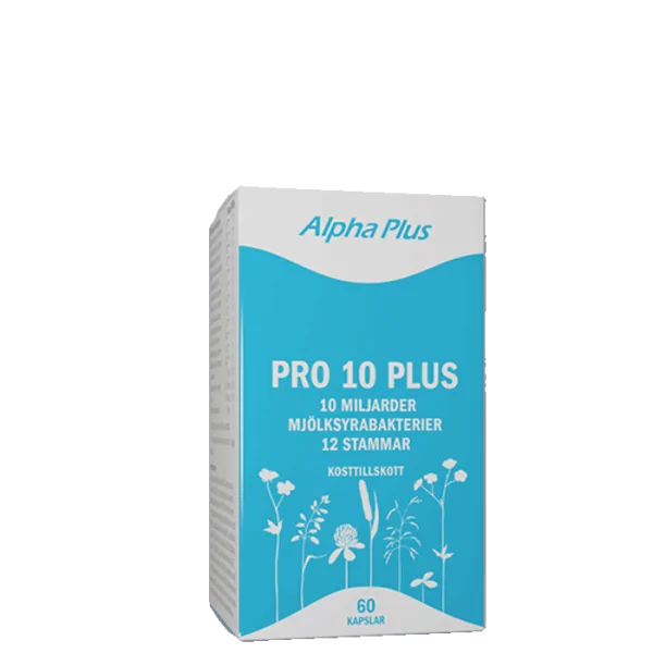 Alpha Plus Alpha Plus Pro 10 Plus Mjölksyrabakterier 60 kapslar