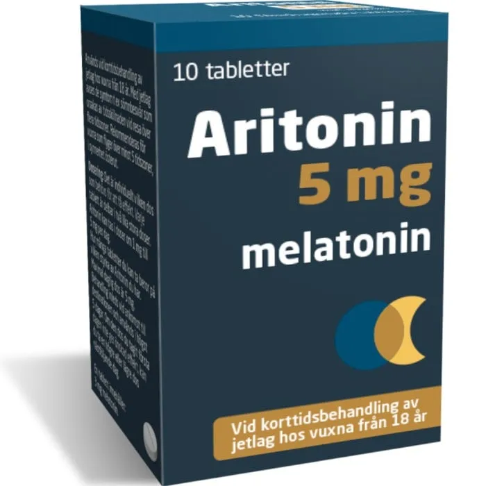 Aritonin melatonin 5 mg i tablettförpackning