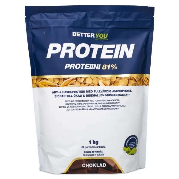 Better You proteinpulver i förpackning