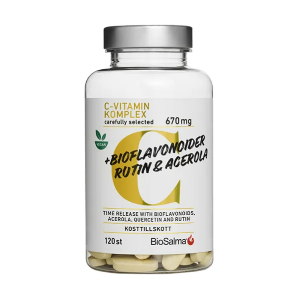 BioSalma BioSalma C-vitamin Komplex 670 mg, 120 tabl