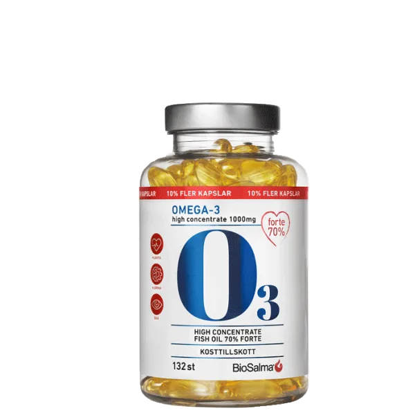 BioSalma BioSalma Omega3 Forte 70% 1000 mg 132 kapslar