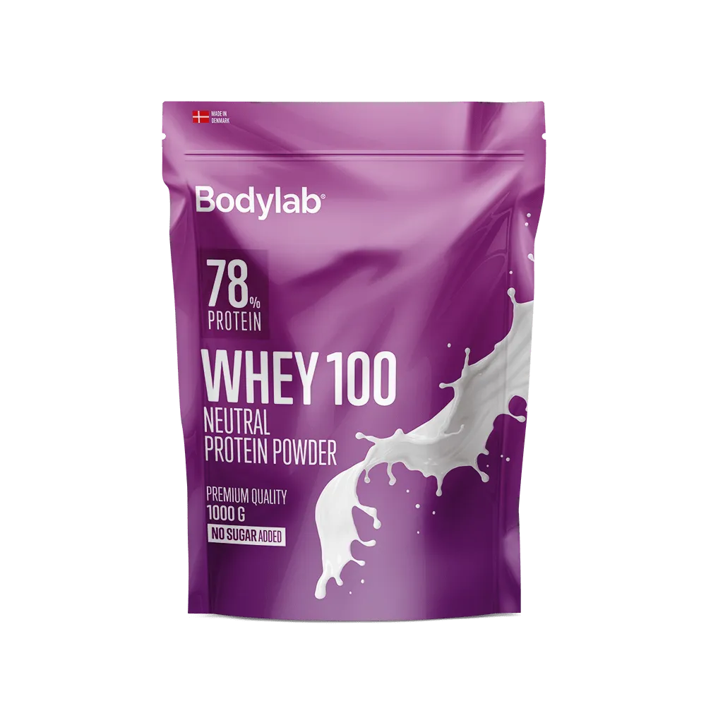 Bodylab Whey 100 1 kg, danskt premiumprotein