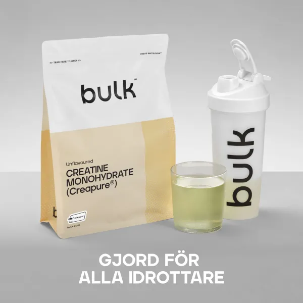 Creapure kreatin monohydrat-pulver i burk