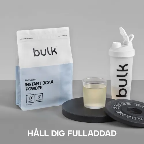 Bulk Powders BCAA-pulver i förpackning