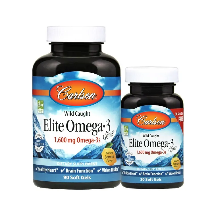 Carlson Labs Elite Omega-3 Gems-kapslar