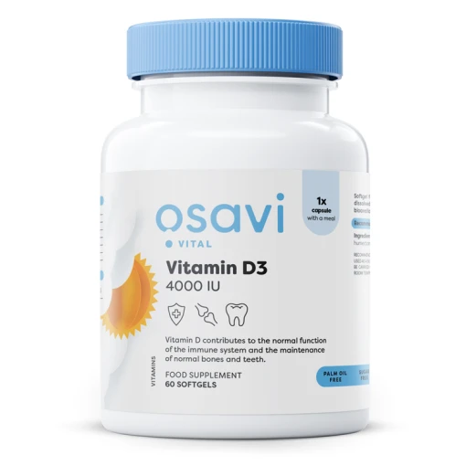 Osavi D-vitamin 4000 IE tillgänglig hos Eco Supplements