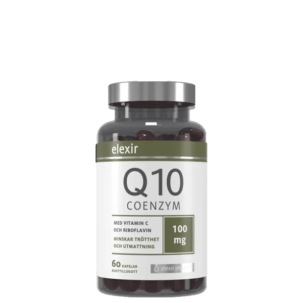 Elexir Pharma Coenzyme Q10, 60 kapslar