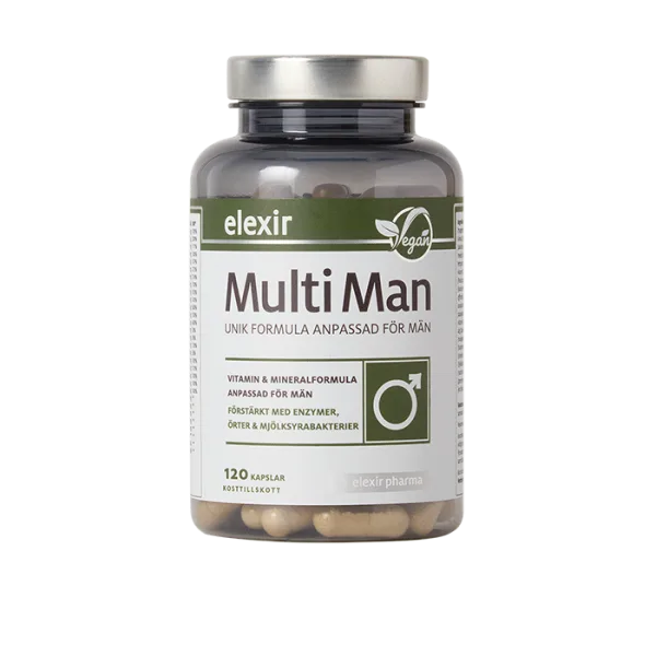 Elexir Pharma Elexir Pharma Multivitamin Man 120 kapslar