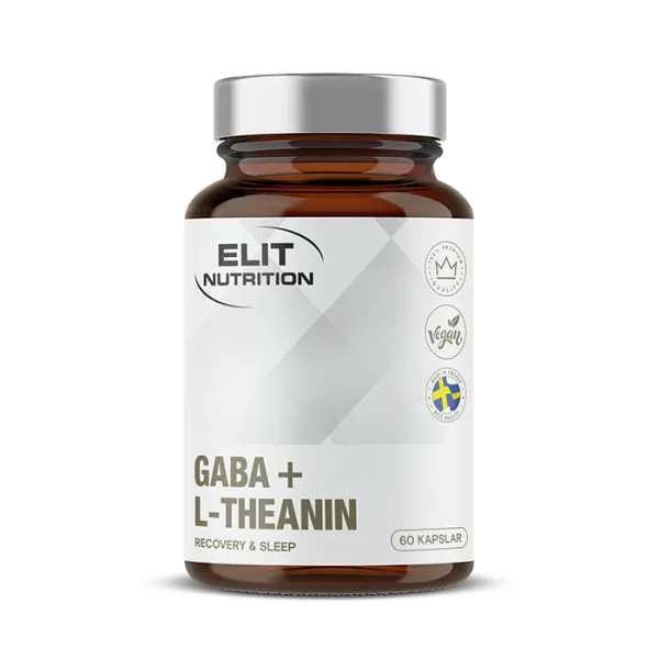 Elit Nutrition GABA + L-Theanine, 60 kapslar