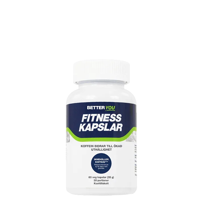 Better You Fitness Kapslar Med Koffein 60 kapslar