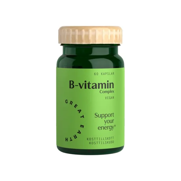 Great Earth B-vitamin Complex, 60 tabletter