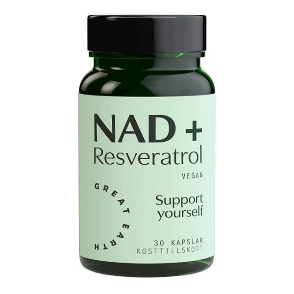 Great Earth Great Earth NAD+ Resveratrol, 30 kaps