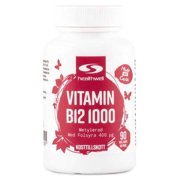 Healthwell B12 1000 mikrogram