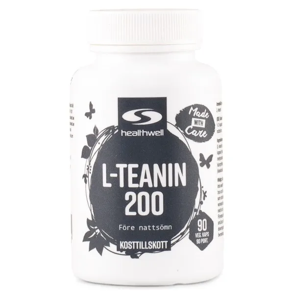 Healthwell Healthwell L-teanin 200, 90 kaps
