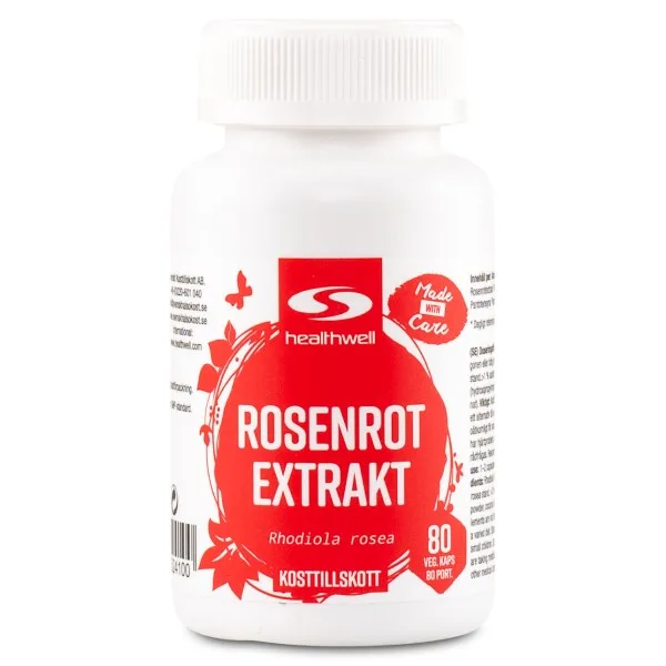 Healthwell Healthwell Rosenrot Extrakt, 80 kaps