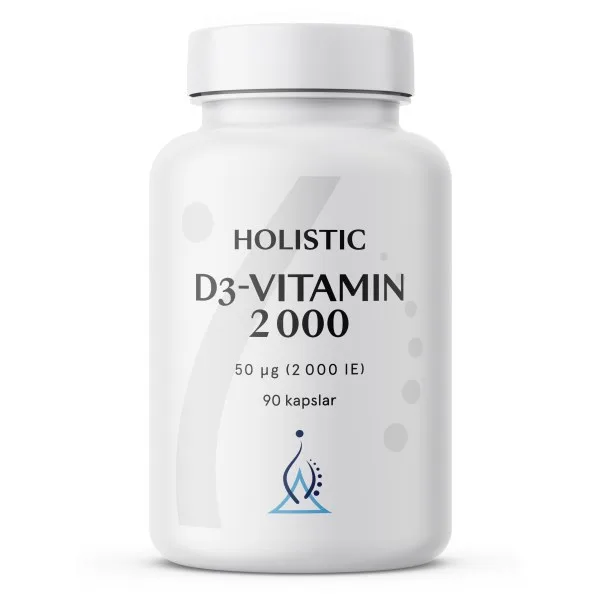 Holistic Holistic D3-vitamin 2000 IE, 90 kaps