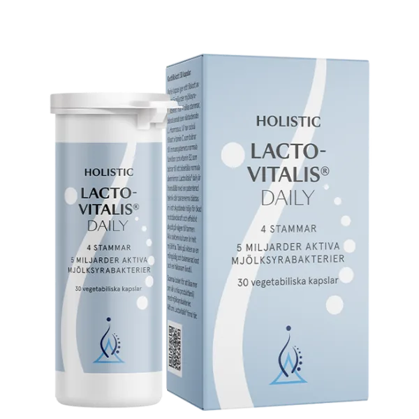 Holistic Holistic Lactovitalis Daily Mjölksyrabakterier 30 vegetabiliska kapslar