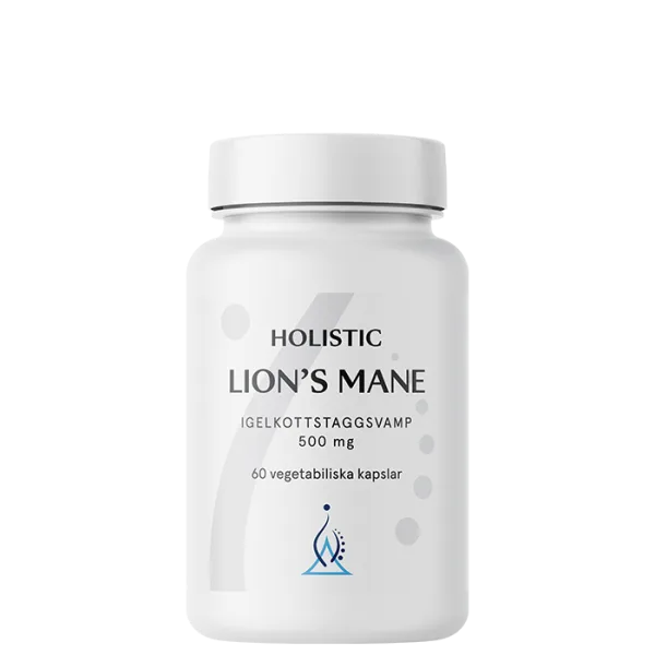 Holistic Lions Mane 60 vegetabiliska kapslar