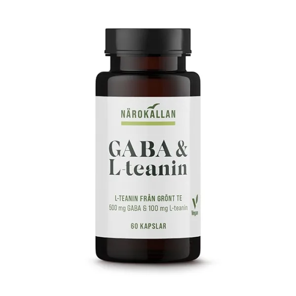 Närokällan GABA + L-teanin, 60 kapslar