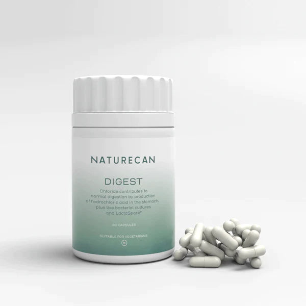 Naturecan probiotika på vit yta