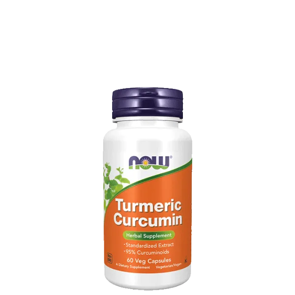 Now Foods Turmeric Curcumin, 60 kapslar