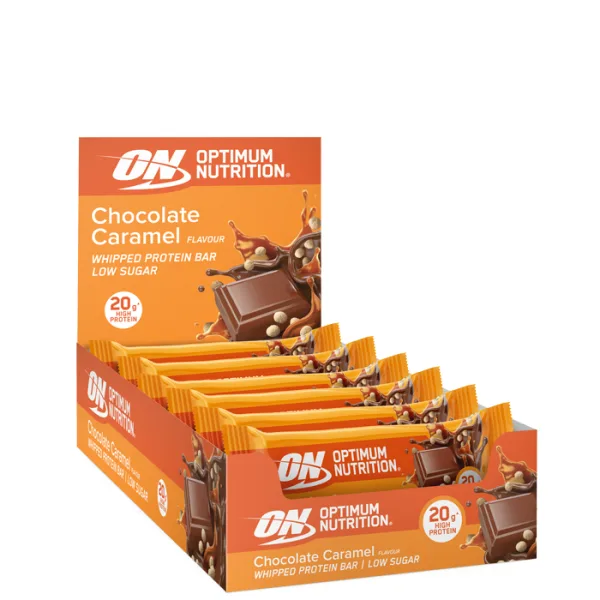 Optimum Nutrition Optimum Nutrition Protein Bar 60 g, Chocolate Caramel, 10-pack