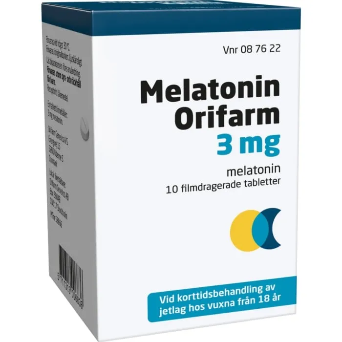 Orifarm melatonin 3 mg-tabletter