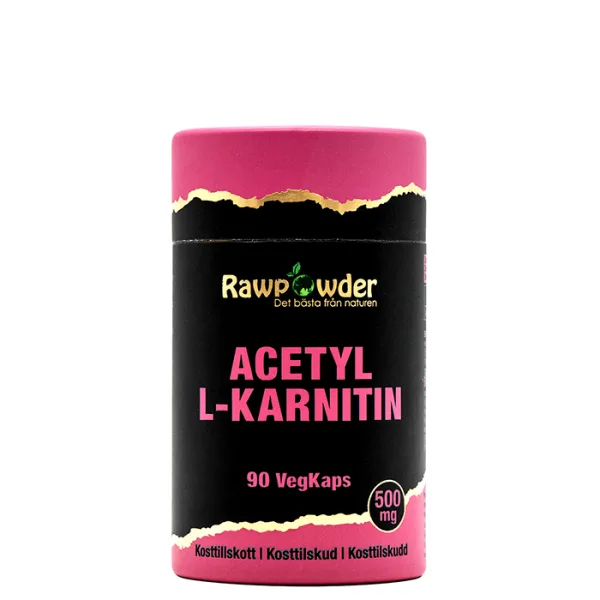 Rawpowder Acetyl L-Karnitin 500 mg, 90 kaps