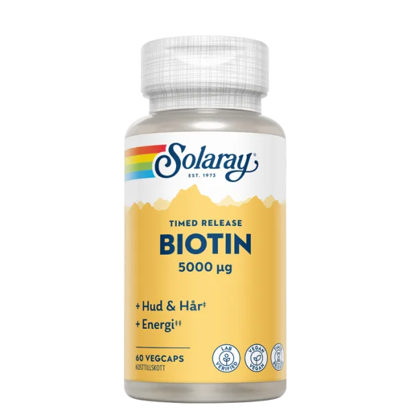 Solaray Biotin 60 kapslar