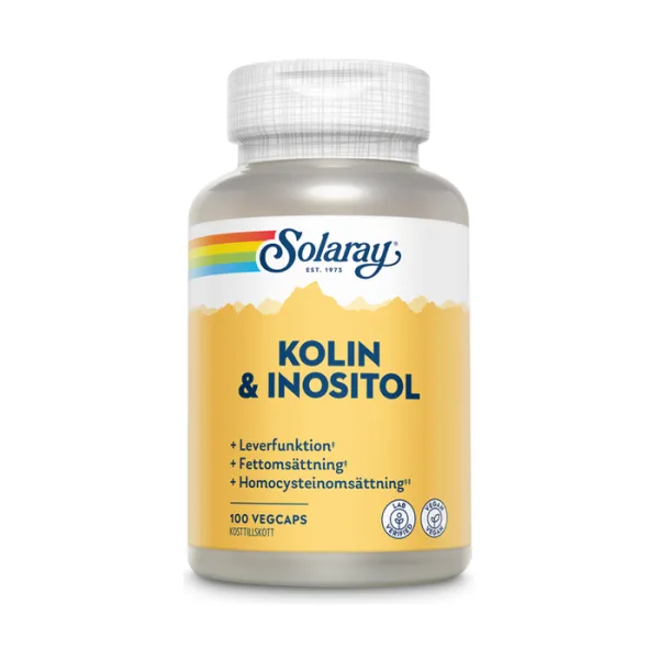 Solaray Kolin & Inositol, 100 kaps