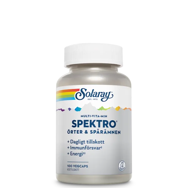 Solaray Spektro Multivitamin 100 kapslar