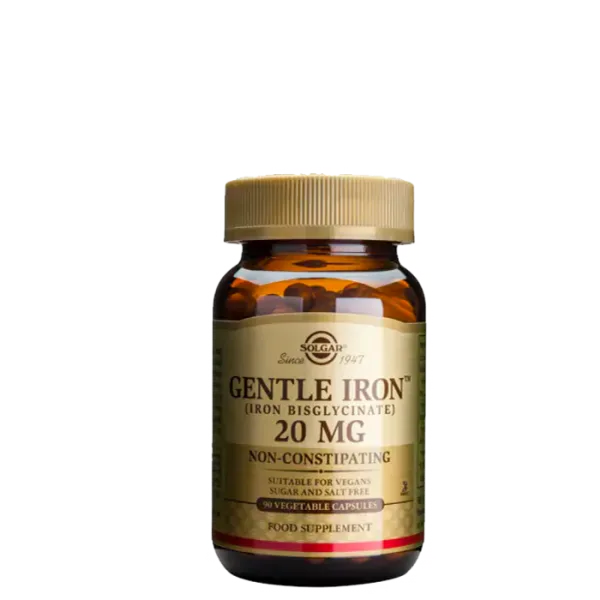 Solgar Gentle Iron 20 mg, 90 kaps