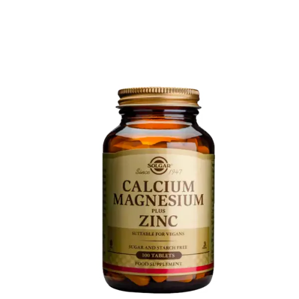 Solgar Solgar Kalcium Magnesium + Zink, 100 tabletter