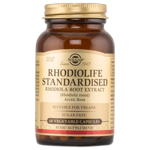 Solgar Solgar Rhodiola Root Extract, 60 kaps
