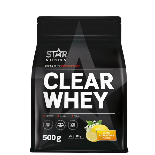 Star Nutrition Clear Whey Vassleprotein 500 g